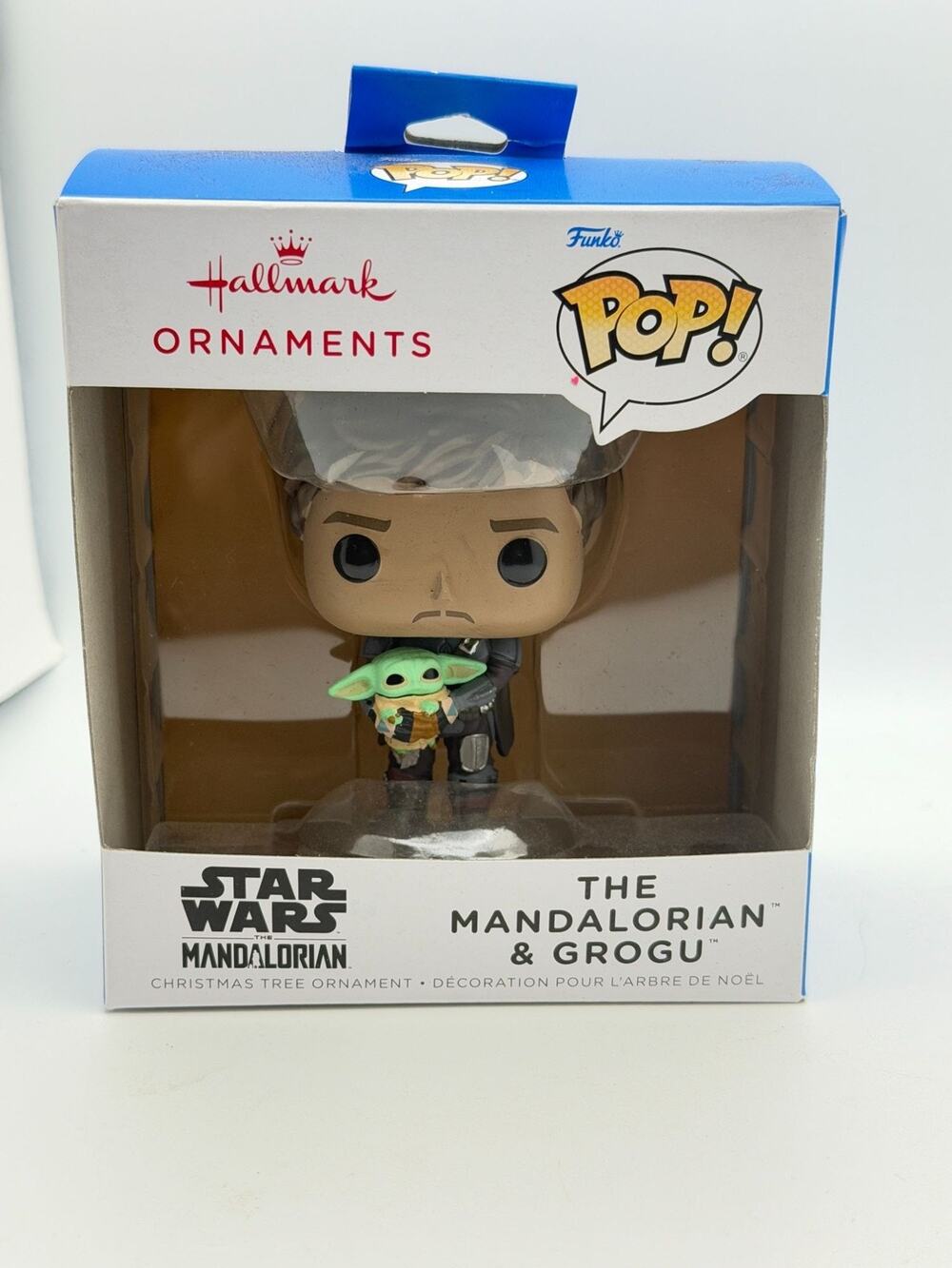Hallmark Star Wars The Mandalorian & Grogu Funko Pop Christmas Ornament